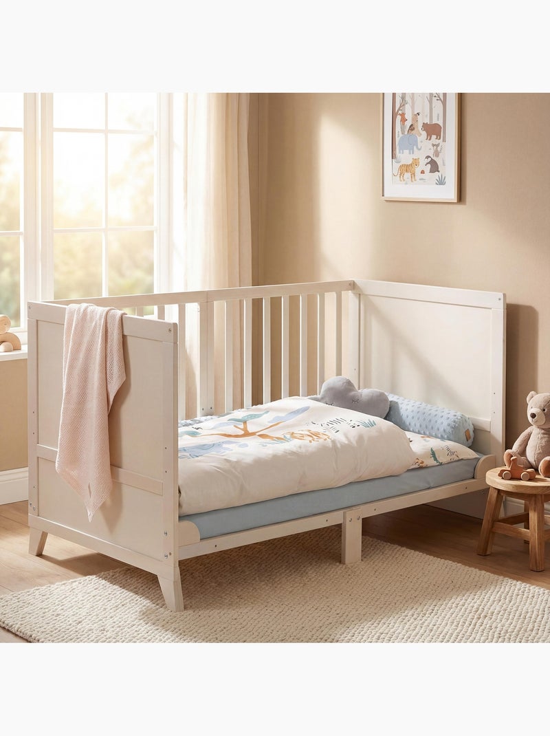 Babybed 70 x 140 met complete beddengoedset 'Savanna Friends' ROBA Beige - Kiabi
