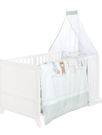 Babybed 70 x 140 met complete beddengoedset 'Savanna Friends' ROBA