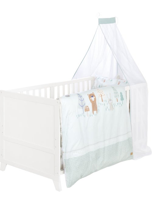 Babybed 70 x 140 met complete beddengoedset 'Wooland Buddies' ROBA - Kiabi