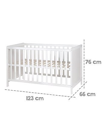 Babybed/bijzetbed 2-in-1 met complete beddengoedset 'sterne grau' roba