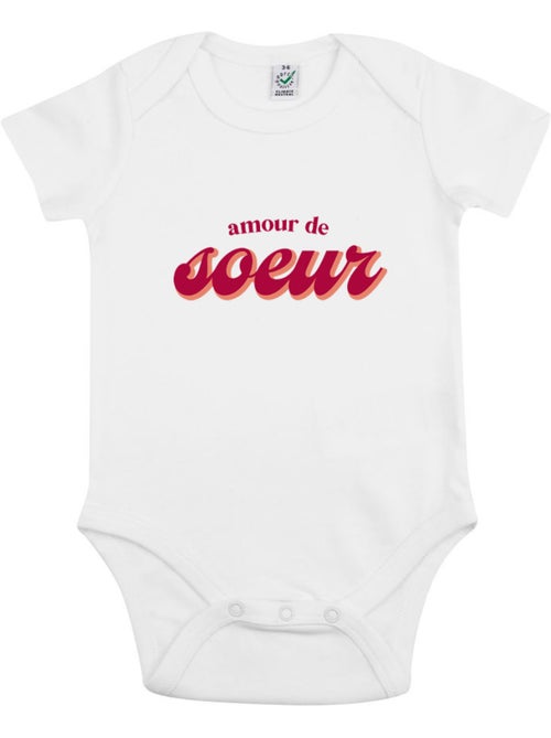 Babybody - AMOUR DE SOEUR - Kiabi Babybody - AMOUR DE SOEUR - Kiabi