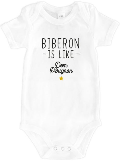Babybody - BIBERON IS LIKE DOM PERIGNON - Kiabi Babybody - BIBERON IS LIKE DOM PERIGNON - Kiabi