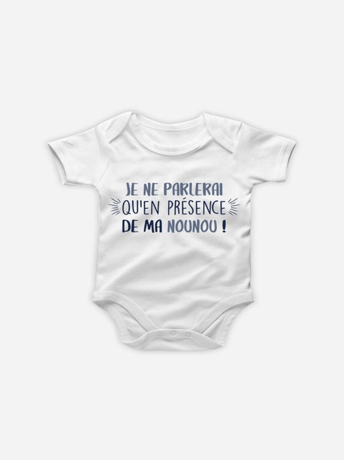 Babybody - EN PRESENCE DE MA NOUNOU - Kiabi Babybody - EN PRESENCE DE MA NOUNOU - Kiabi