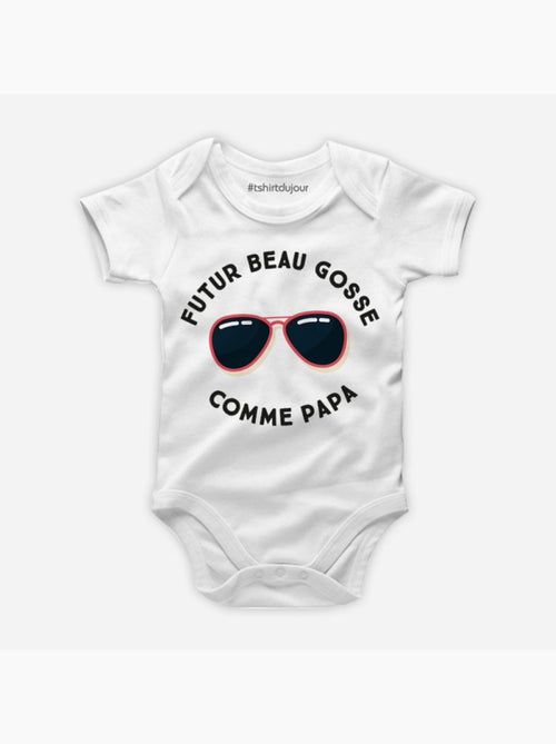 Babybody - FUTUR BEAU GOSSE COMME PAPA - Kiabi Babybody - FUTUR BEAU GOSSE COMME PAPA - Kiabi