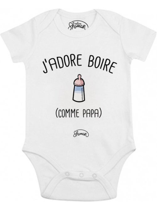 Babybody - J'ADORE BOIRE COMME PAPA - Kiabi Babybody - J'ADORE BOIRE COMME PAPA - Kiabi