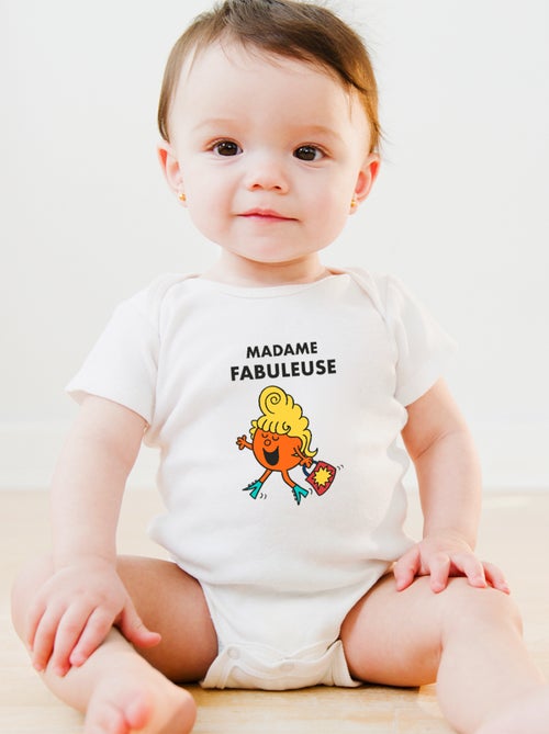 Babybody - MADAME FABULEUSE - Kiabi Babybody - MADAME FABULEUSE - Kiabi