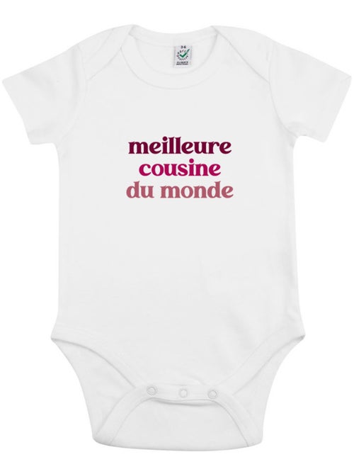 Babybody - MEILLEURE COUSINE DU MONDE - Kiabi Babybody - MEILLEURE COUSINE DU MONDE - Kiabi