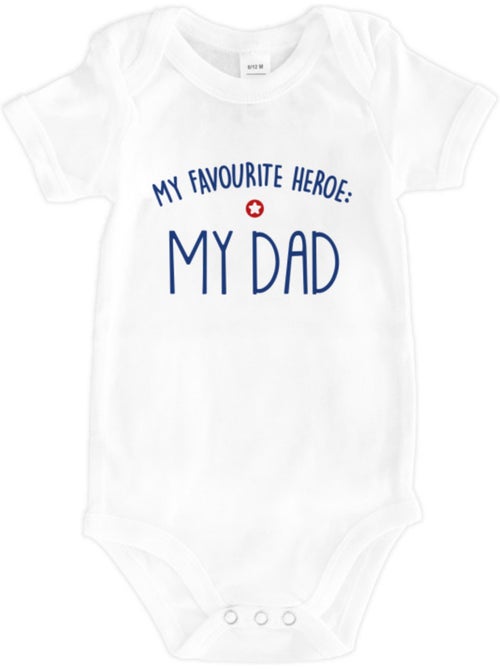 Babybody - MY FAVOURITE HEROE : MY DAD - Kiabi Babybody - MY FAVOURITE HEROE : MY DAD - Kiabi
