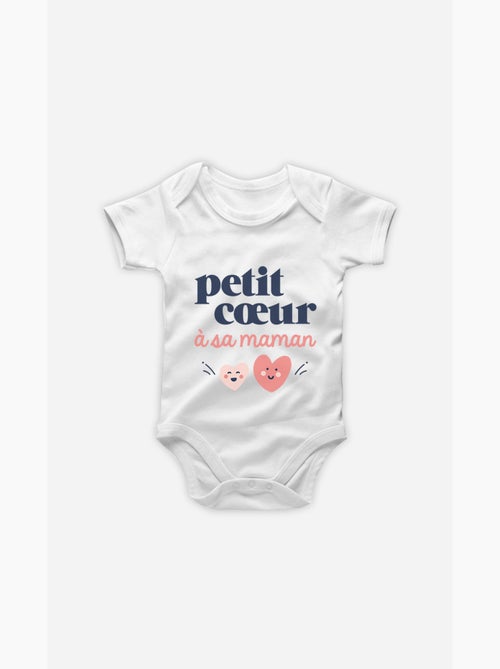 Babybody - PETIT COEUR A SA MAMAN - Kiabi Babybody - PETIT COEUR A SA MAMAN - Kiabi