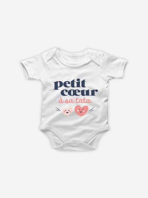 Babybody - PETIT COEUR A SA TATA - Kiabi Babybody - PETIT COEUR A SA TATA - Kiabi