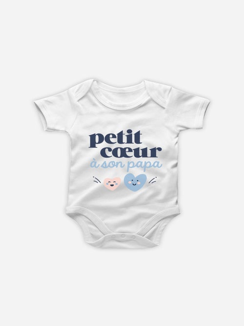 Babybody - PETIT COEUR A SON PAPA - Kiabi Babybody - PETIT COEUR A SON PAPA - Kiabi