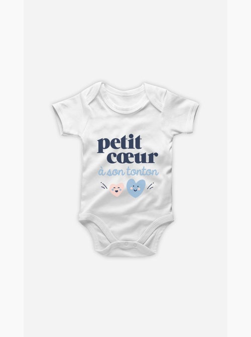 Babybody - PETIT COEUR A SON TONTON - Kiabi Babybody - PETIT COEUR A SON TONTON - Kiabi