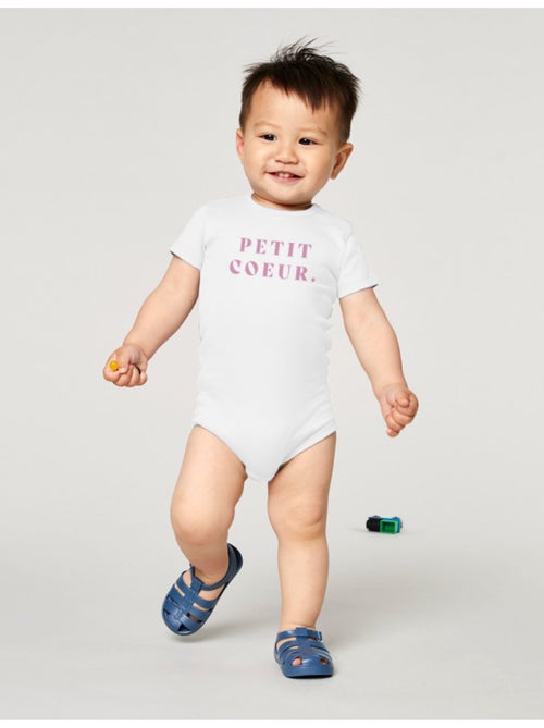 Babybody - PETIT COEUR ROSE WAF - Kiabi Babybody - PETIT COEUR ROSE WAF - Kiabi