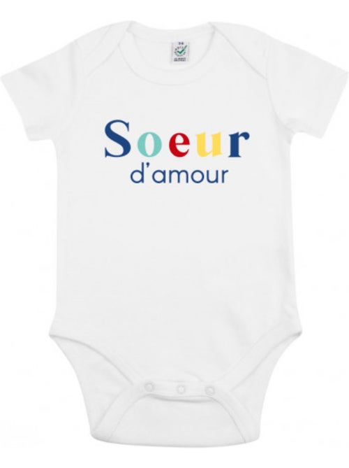 Babybody - SŒUR D'AMOUR - Kiabi Babybody - SŒUR D'AMOUR - Kiabi