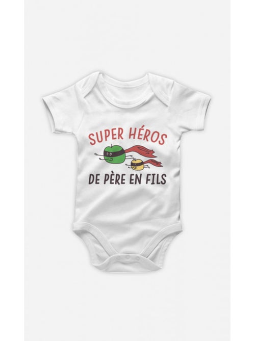 Babybody - SUPER HEROS DE PERE EN FILS - Kiabi Babybody - SUPER HEROS DE PERE EN FILS - Kiabi