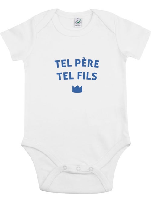 Babybody - TEL PÈRE TEL FILS CŒUR - Kiabi Babybody - TEL PÈRE TEL FILS CŒUR - Kiabi