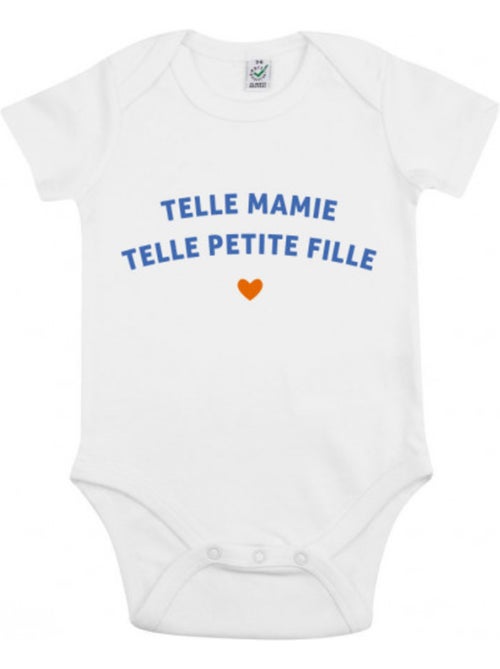 Babybody - TELLE MAMIE TELLE PETITE-FILLE WAF - Kiabi Babybody - TELLE MAMIE TELLE PETITE-FILLE WAF - Kiabi