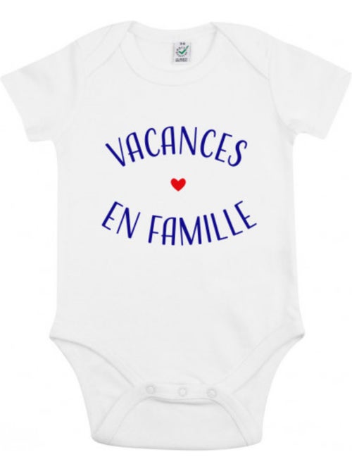 Babybody - VACANCES EN FAMILLE - Kiabi Babybody - VACANCES EN FAMILLE - Kiabi