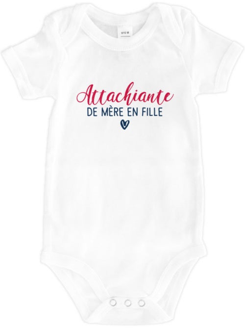 Babybody ATTACHIANTE DE MÈRE EN FILLE - Kiabi Babybody ATTACHIANTE DE MÈRE EN FILLE - Kiabi