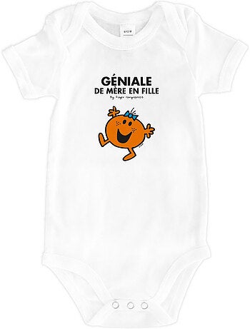 Babybody GÉNIALE DE MÈRE EN FILLE