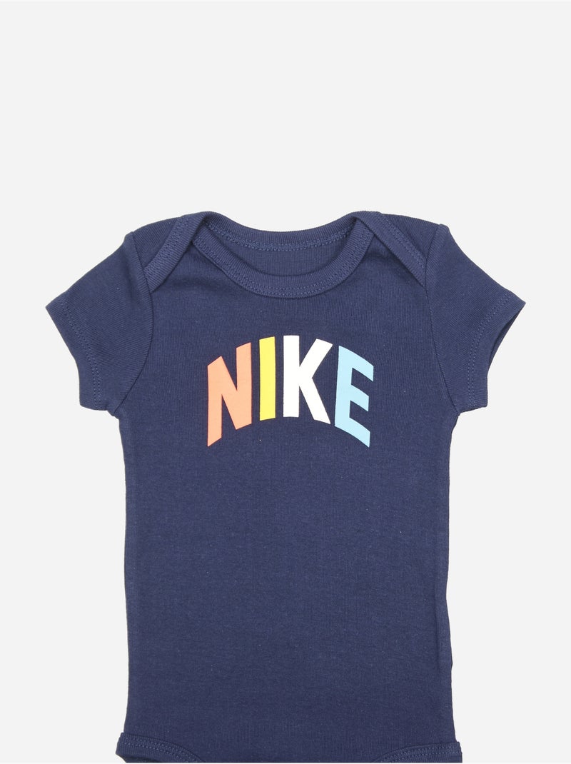 Babybody in een geschenkverpakking - Nike Blauw Zwart - Kiabi