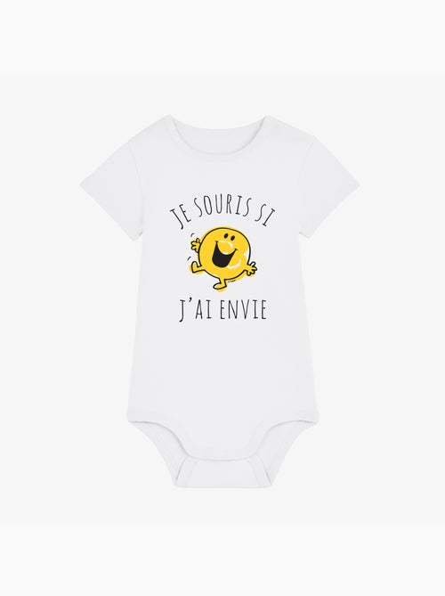 Babybody JE SOURIS SI J'AI ENVIE - Kiabi Babybody JE SOURIS SI J'AI ENVIE - Kiabi
