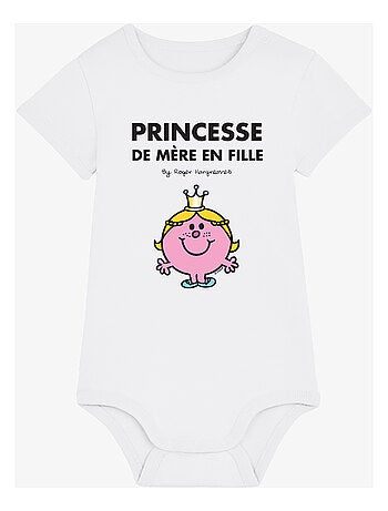 Babybody PRINCESSE DE MÈRE EN FILLE