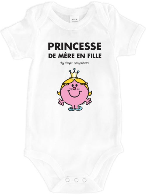 Babybody PRINCESSE DE MÈRE EN FILLE - Kiabi Babybody PRINCESSE DE MÈRE EN FILLE - Kiabi