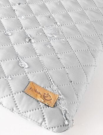 Babybox van massief biologisch beukenhout met waterafstotend boxkleed 'roba style' roba