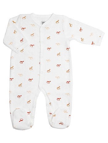 Babyboxpakje met trendy schommelpaardjesmotief