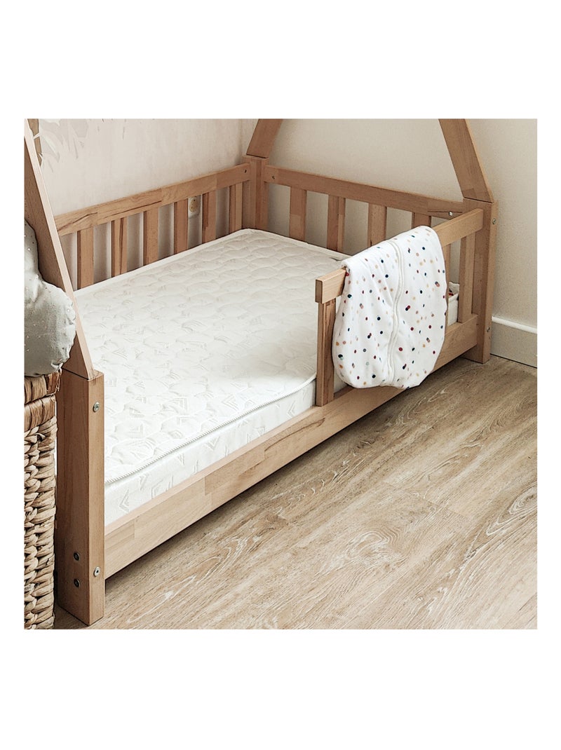 Babycalin - babybedmatras met airconditioning 70 x 140 cm - polyester/polypropyleen - wit Wit - Kiabi
