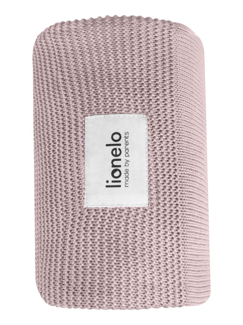 Babydeken 100% katoen LIONELO – Hypoallergeen – Antibacterieel – 100 × 75 cm Roze - Kiabi