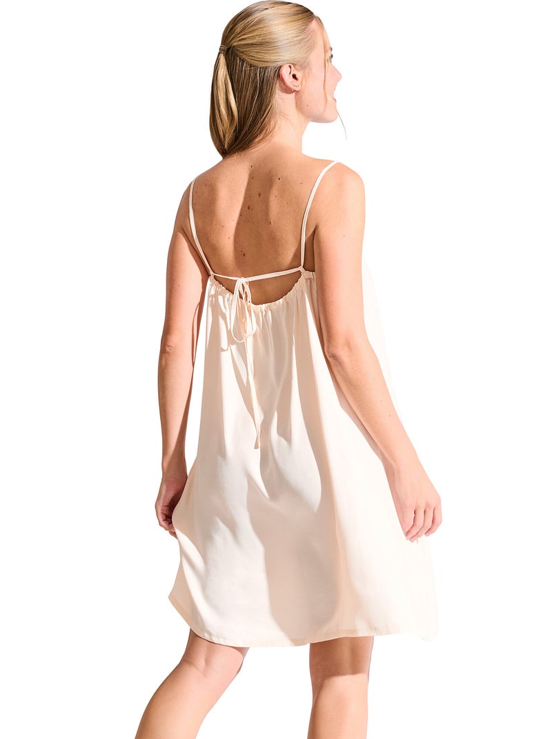 Babydoll jurk paris Ecru - Kiabi