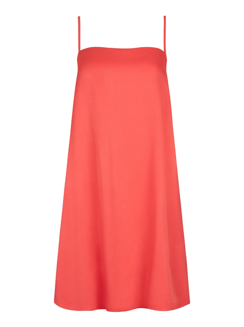 Babydoll jurk paris Koraaloranje - Kiabi