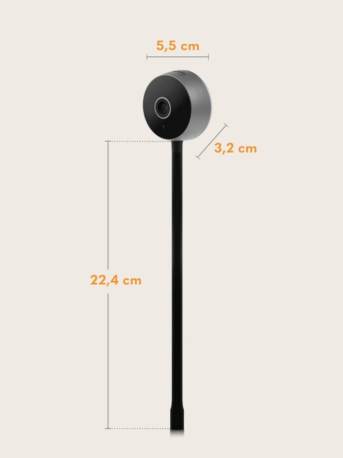 Babyfoon LIONELO Babyline Smart – HD – Wi-Fi – Tweerichtingscommunicatie – Nachtzicht – USB - Kiabi Babyfoon LIONELO Babyline Smart – HD – Wi-Fi – Tweerichtingscommunicatie – Nachtzicht – USB - Kiabi