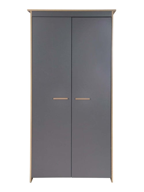 Babykast met 2 deuren, hout met eikenhouteffect - roba 'anna' - Kiabi
