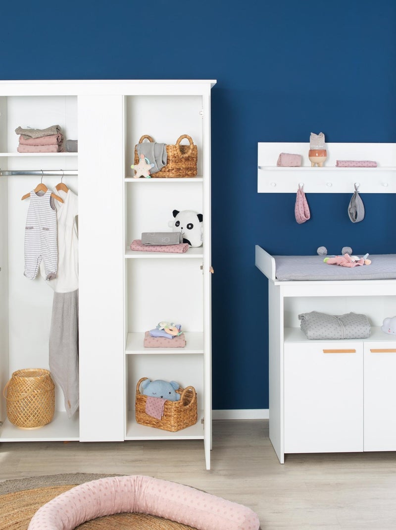 Babykast met 2 draaideuren - roba 'anton' Wit - Kiabi