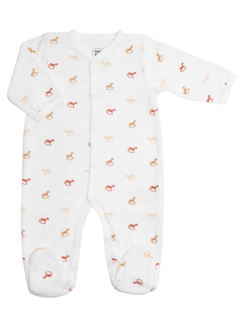 Babykruippakje met trendy hobbelpaard motieven - Kiabi Babykruippakje met trendy hobbelpaard motieven - Kiabi