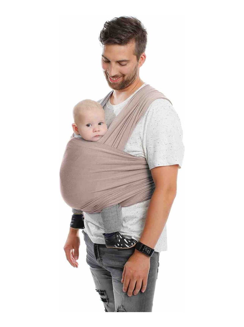 Babylonia | écharpe de portage tricot slen en bambou Beige - Kiabi