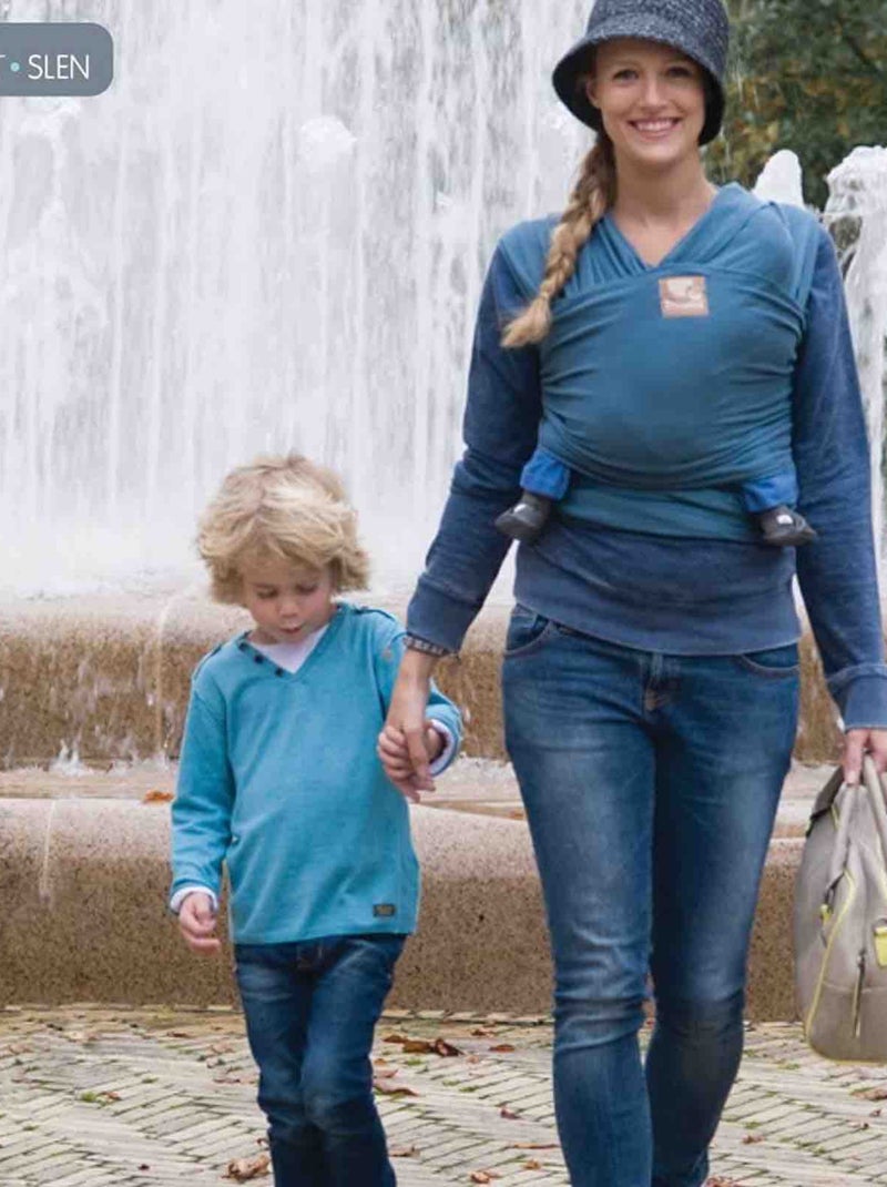 Babylonia | écharpe de portage tricot slen en bambou Vert - Kiabi