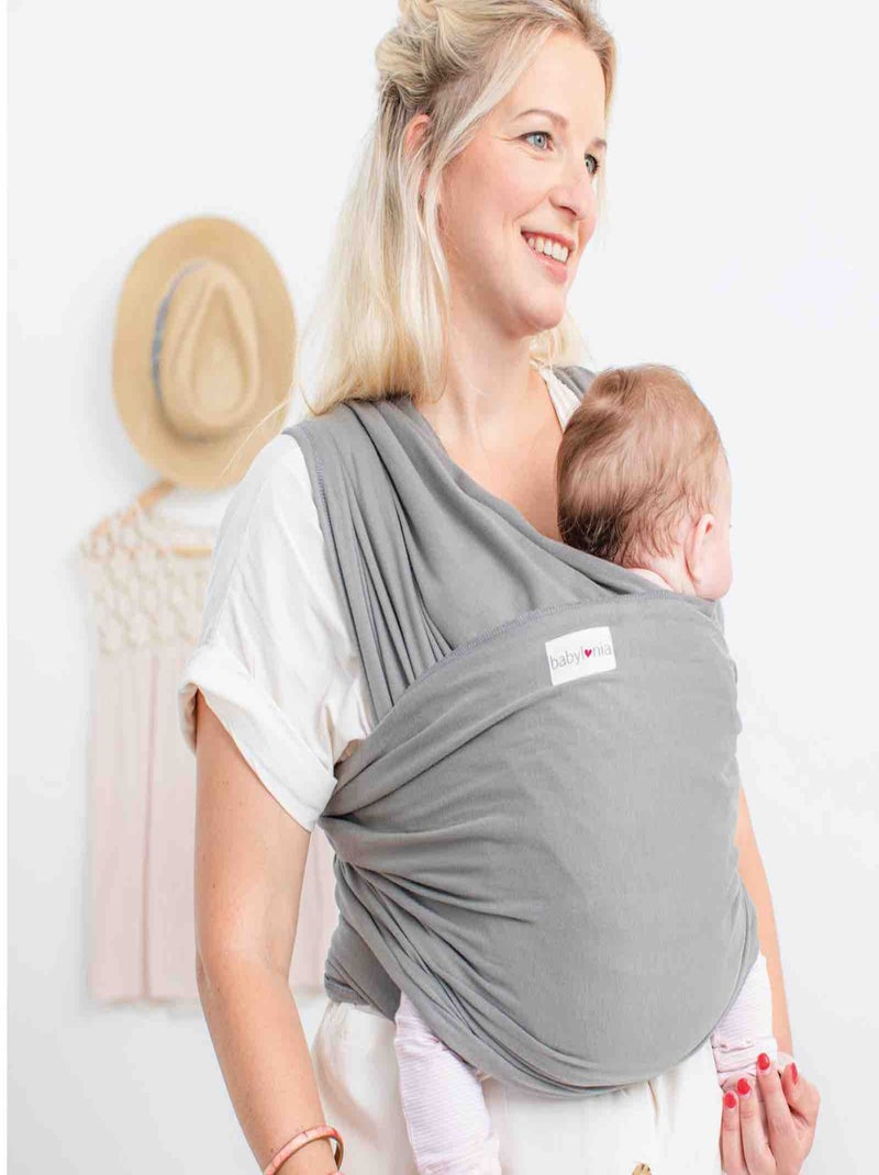 Babylonia | écharpe de portage  tricot slen Gris - Kiabi