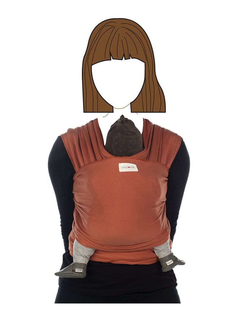 Babylonia | écharpe de portage  tricot slen Marron - Kiabi