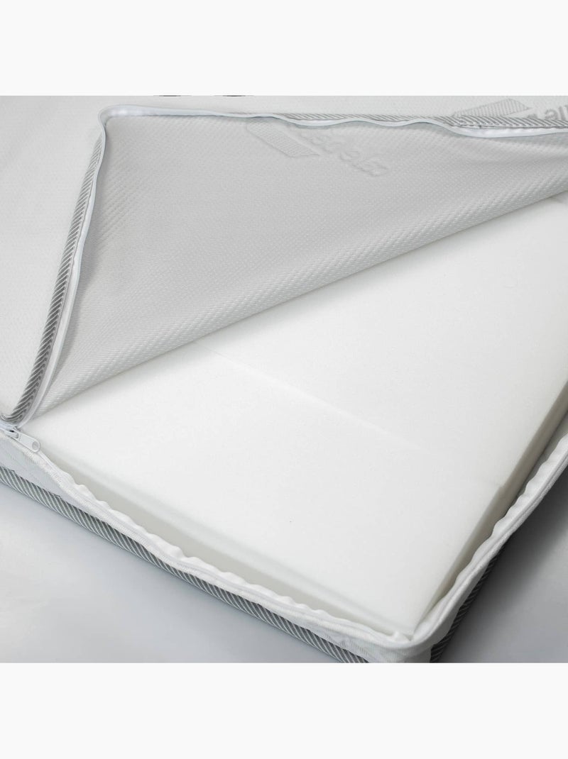 Babymatras met afneembaar kussen Wit - Kiabi