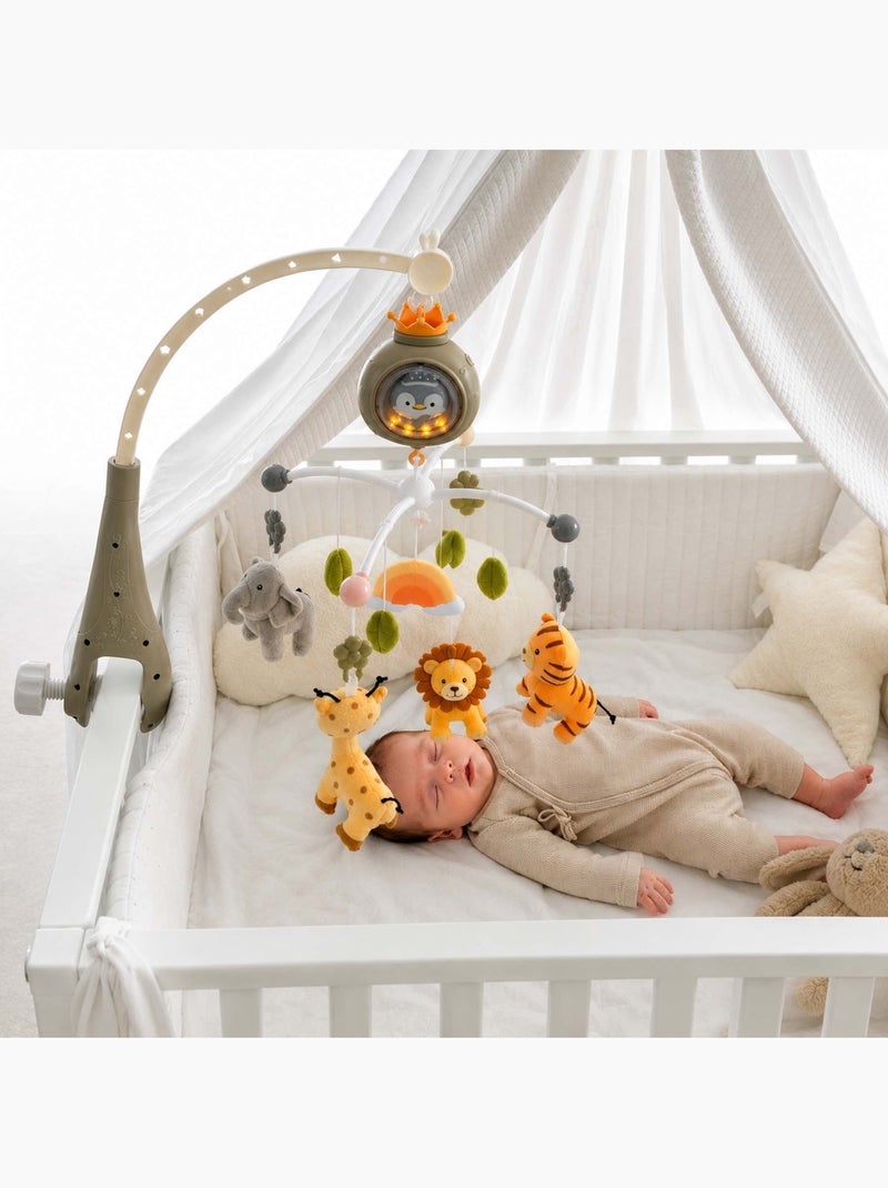 Babymobiel met projector, nachtlampje en witte ruis Kaki - Kiabi