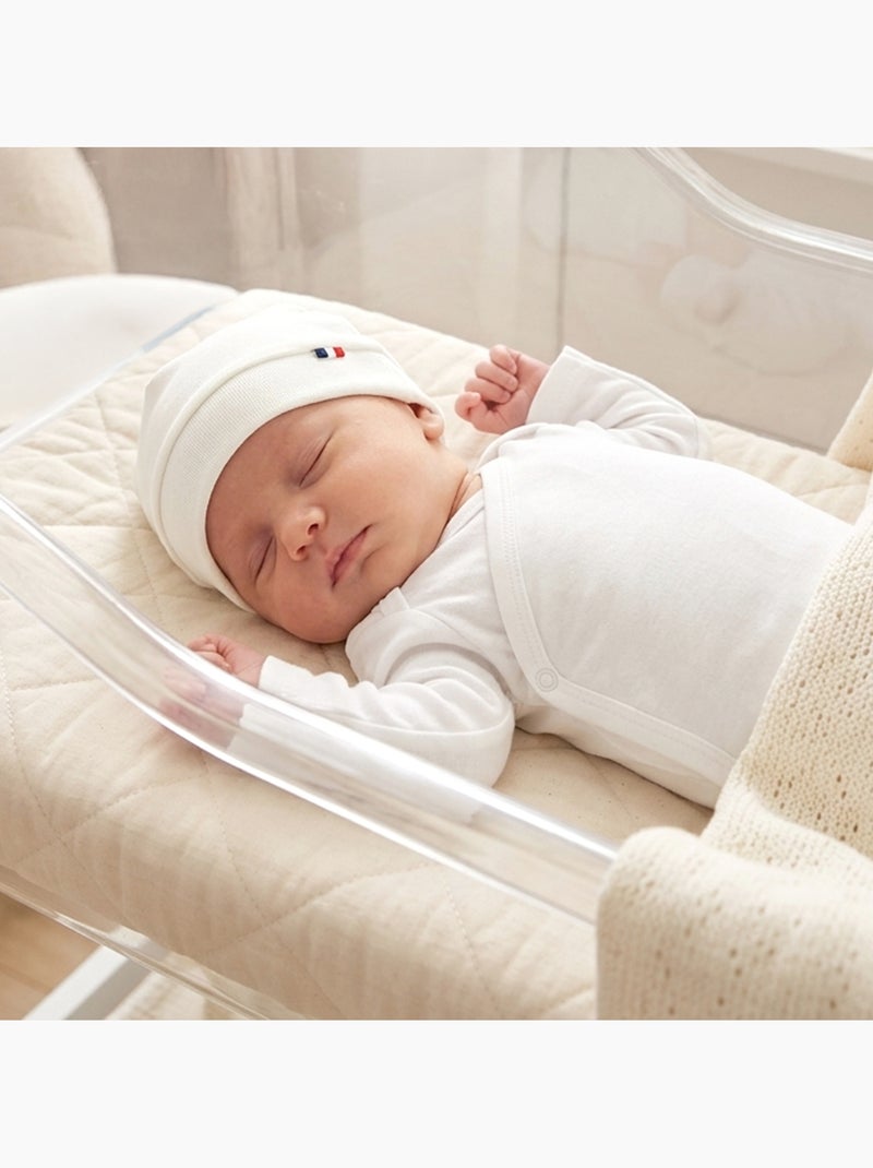Babymutsje van katoenjersey Ecru - Kiabi