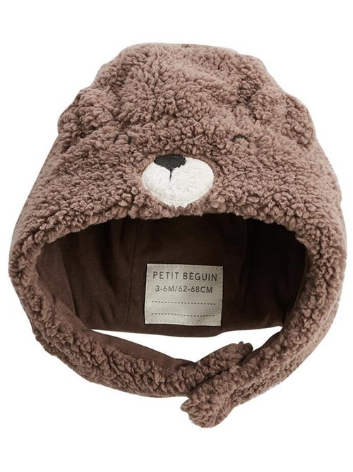 Babymutsje van sherpa, knuffels - Kiabi