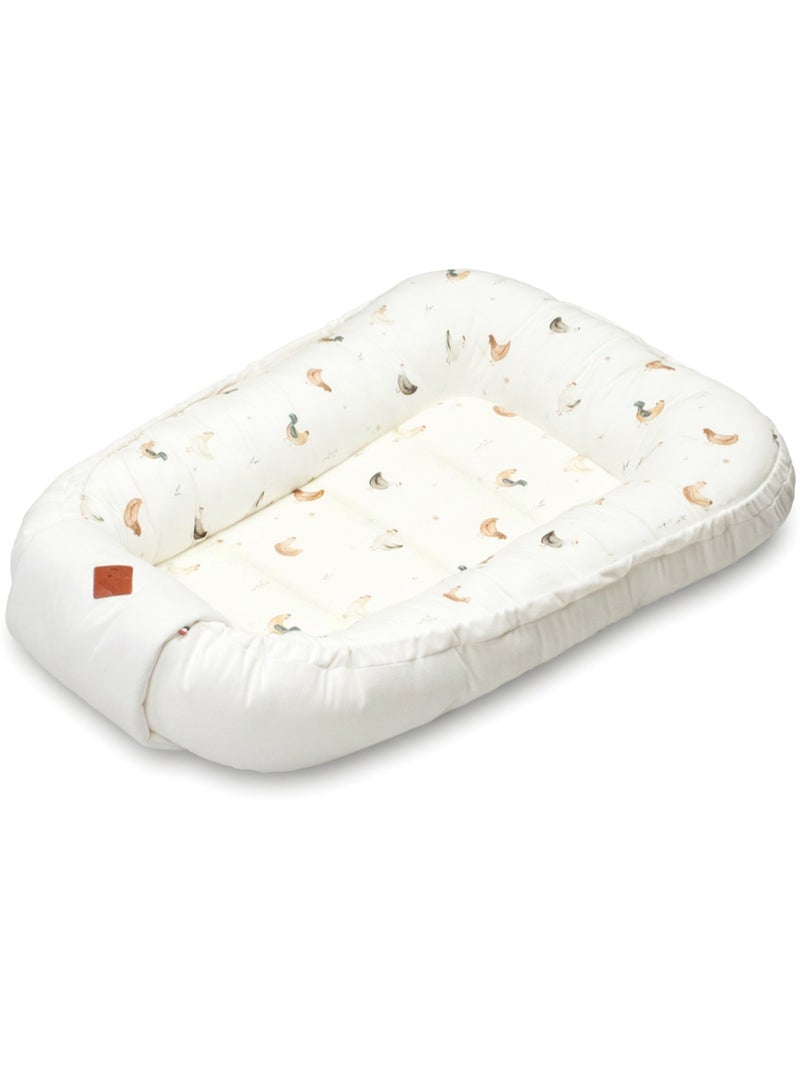 Babynest bedverkleiner van katoen Ecru - Kiabi