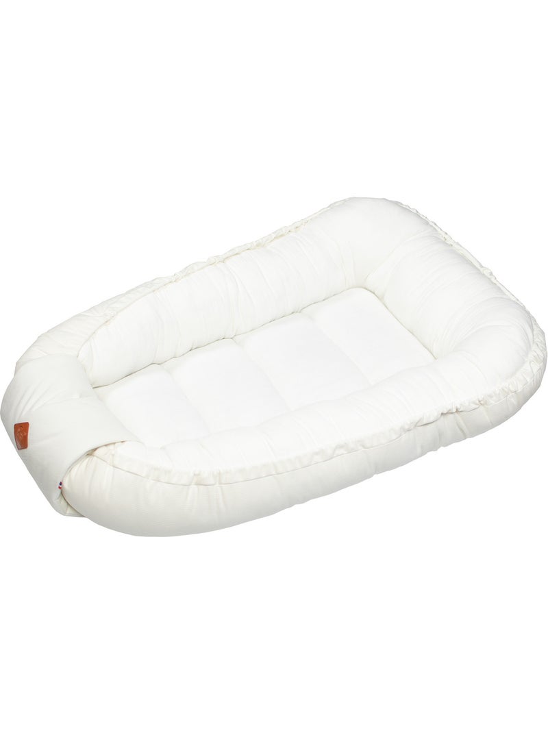 Babynest verkleiner van bed in katoenen mousseline Ecru - Kiabi