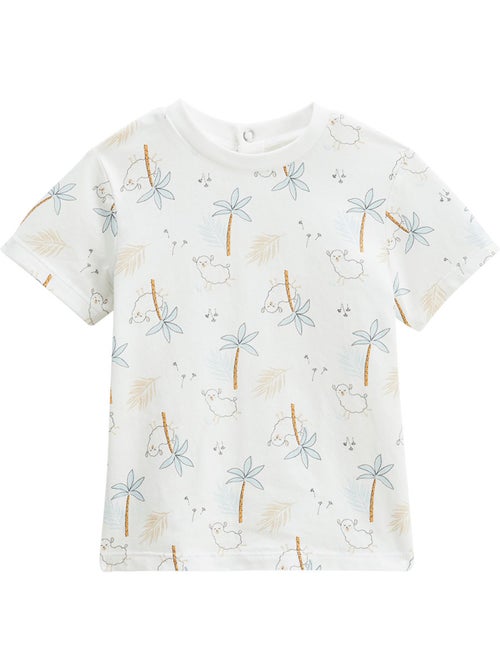 Babyoveralls set van katoenen gaas en Noisette T-shirt - Kiabi
