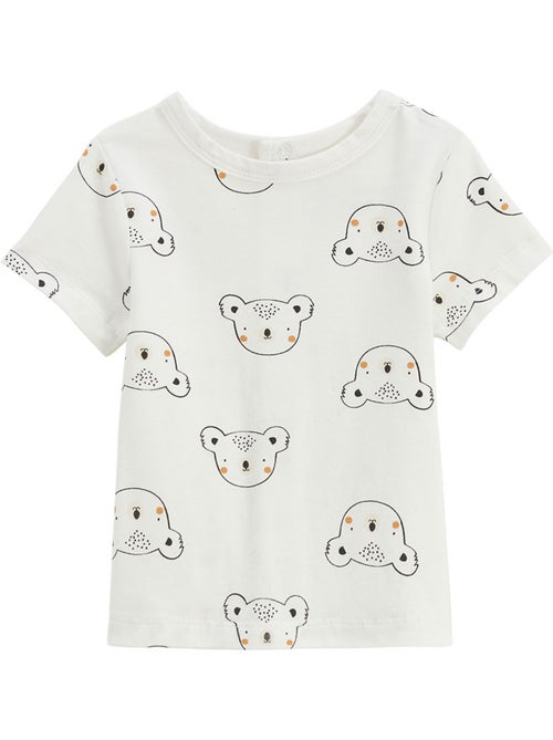 Babyoveralls set van wafelgebreid katoen en Mini Dream T-shirt - Kiabi